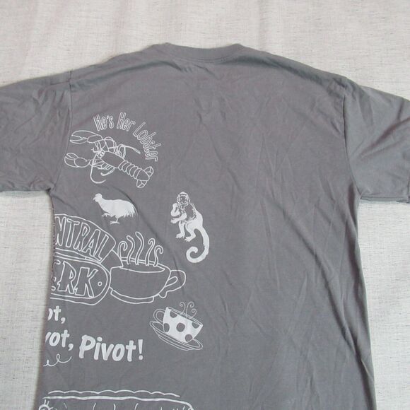 Friends T Shirt Womens Small Gray Short Sleeve Graphic Round Neck Tee TV Show - Picture 4 of 8